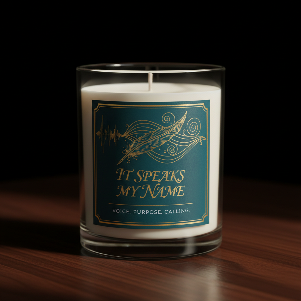 It Speaks My Name Candle