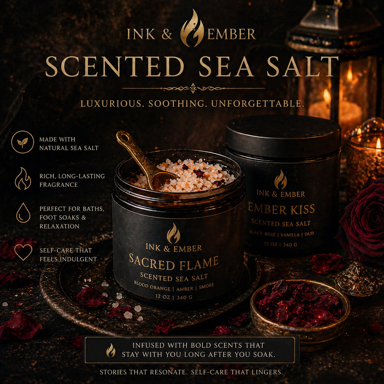 Handmade Ember fragrance Crystals