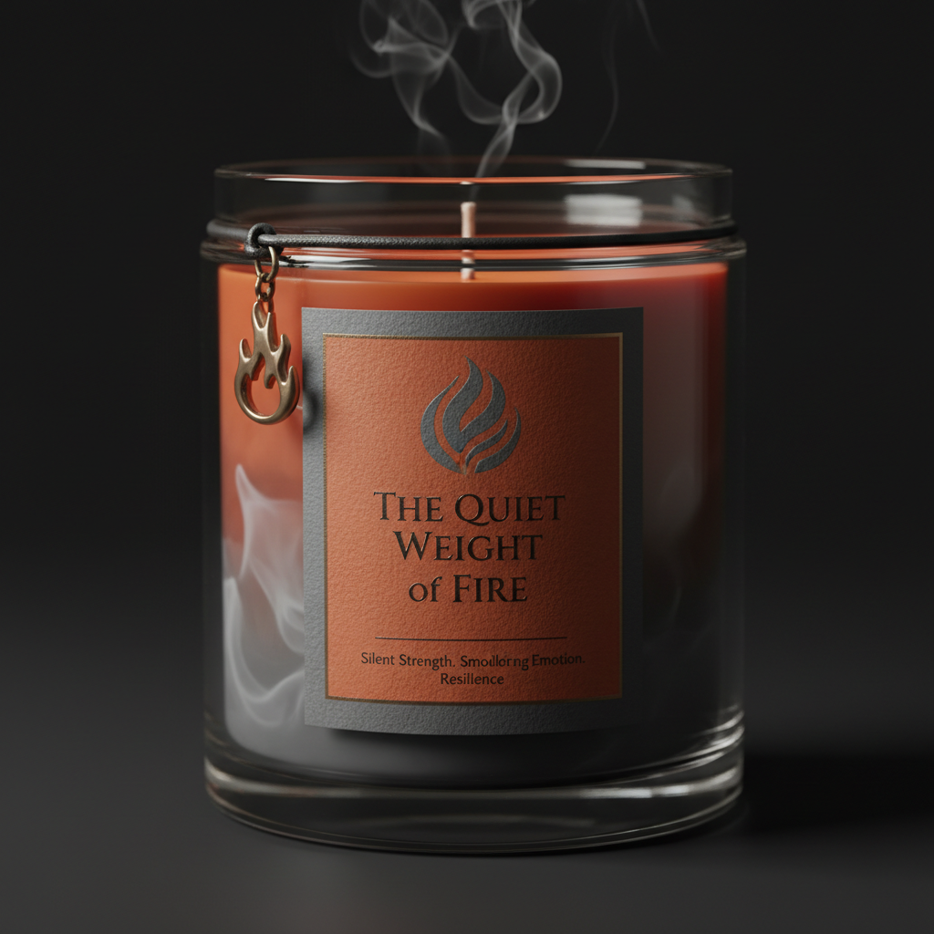 The Quiet Weight of Fire Candle